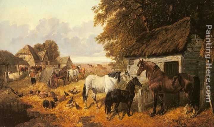 John Frederick Herring, Jnr Bringing in the Hay